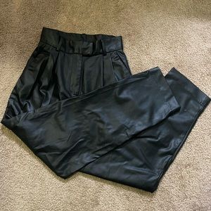 Black Leather Pants